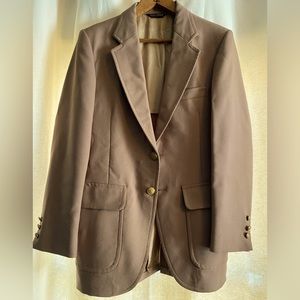 Vintage 70s polyester suit jacket, size 38s